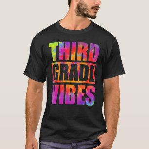 3rd Grade Tie Dye Teachers Students Back To School T-Shirt