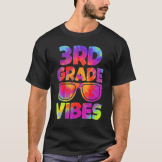3rd Grade Vibes Back To School Students Teachers T-Shirt