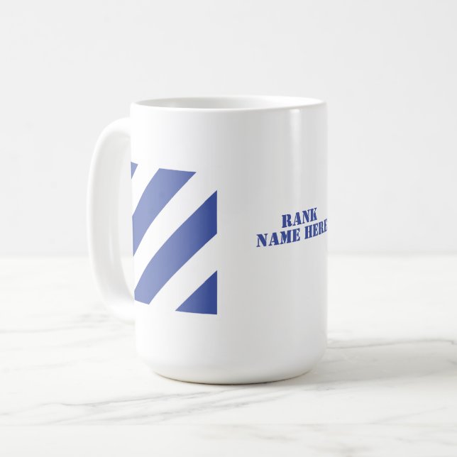 3rd Infantry Division Badge Coffee Mug (Front Left)