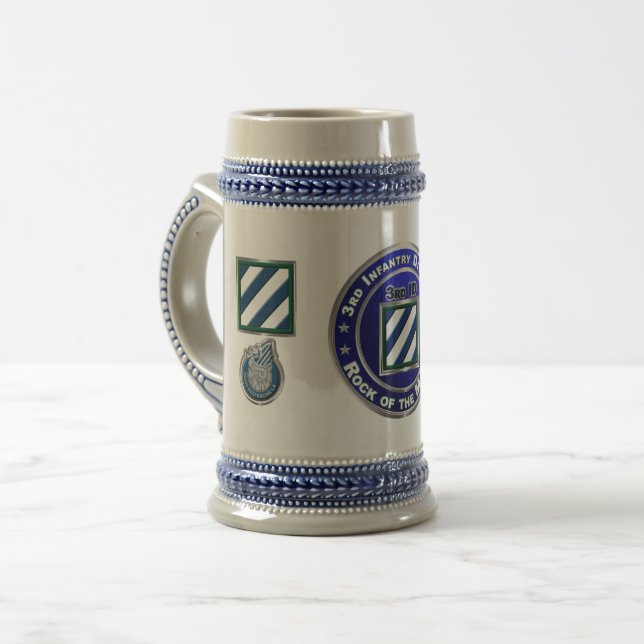 3rd Infantry Division   Beer Stein (Front Left)