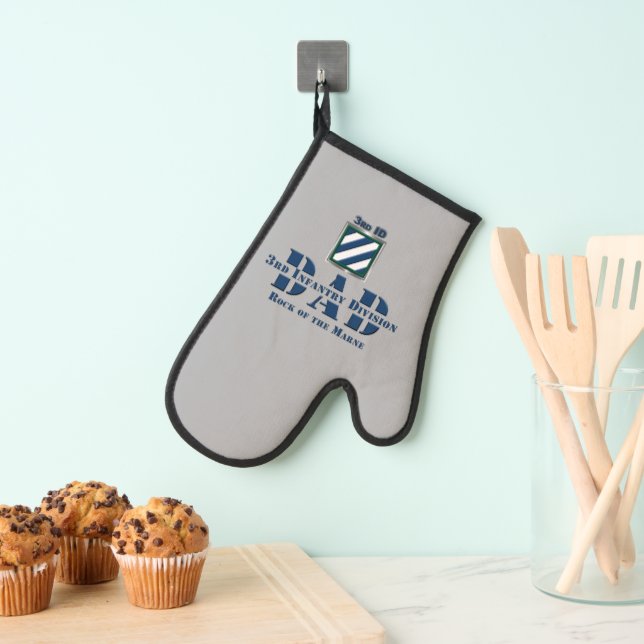 3rd Infantry Division DAD Oven Mitt (Insitu(Hanging))