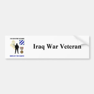 3rd Infantry Division Iraq War Vet Bumper Stickers