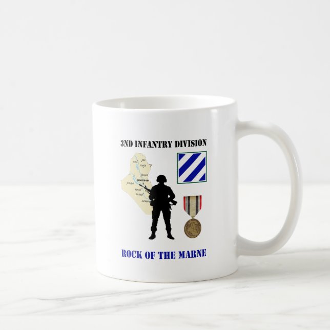 3rd Infantry Division Iraq War Vet Coffee Cup (Right)