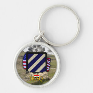 3rd infantry division iraq war veterans vets keychain