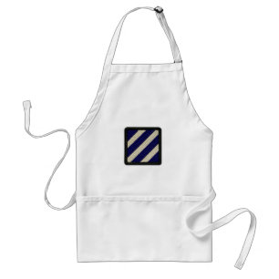 3rd infantry division patch vets bbq apron