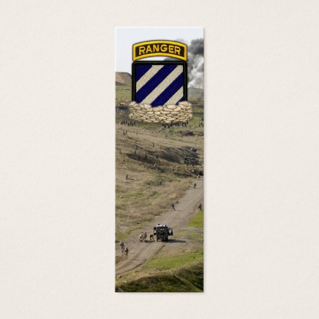 3rd Infantry Division Patch Vets Bookmarkers (Front)