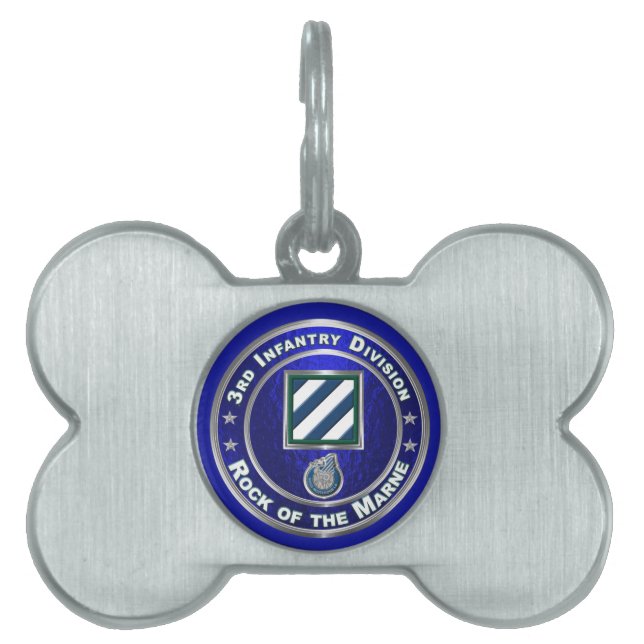 3rd Infantry Division Pet ID Tag (Front)