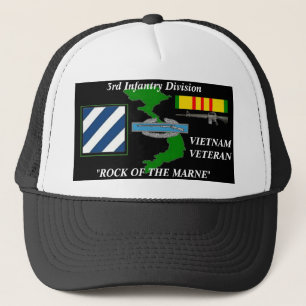 3rd Infantry Division"Rock Of The Marne" Ball Caps