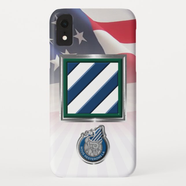 3rd Infantry Division “Rock of the Marne” Case-Mate iPhone Case (Back)