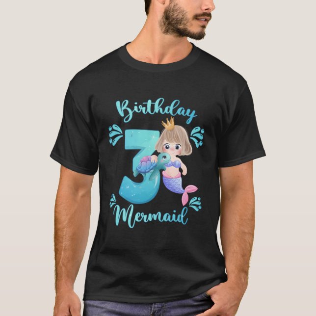 3Rd Mermaid Py 3 Fish T-Shirt (Front)