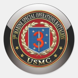 3rd MSOB [3D] Classic Round Sticker