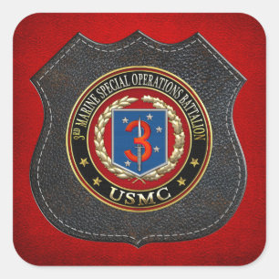 3rd MSOB [3D] Square Sticker