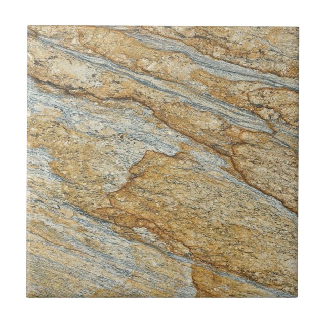3rd of 3 Repro Peach & Gray Faux Granite Tile (Front)