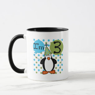 3rd Penguin Birthday Tshirts and Gifts Mug