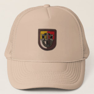 3rd special forces group flash crest iraq vets Ha Trucker Hat