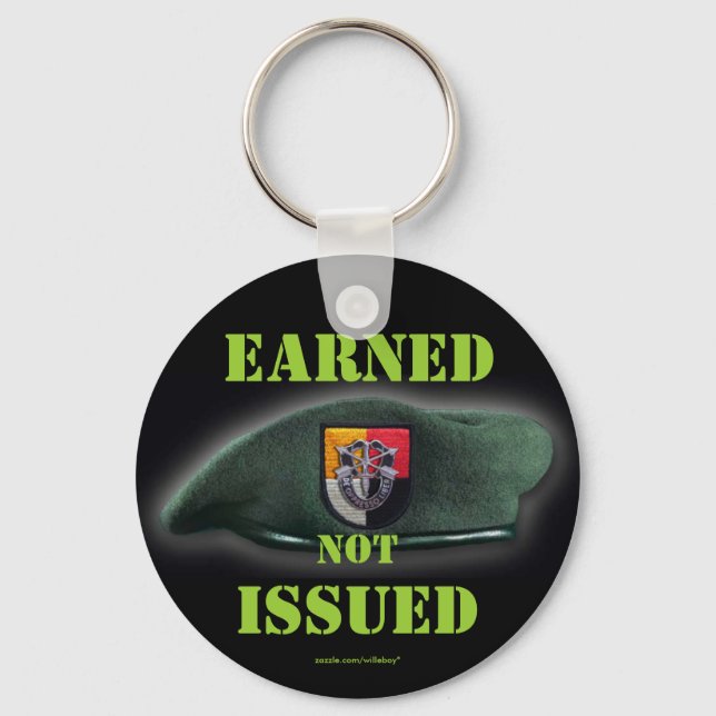 3rd special forces group green berets Keychain (Front)