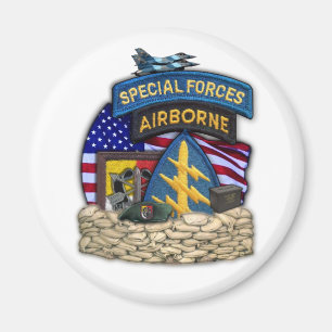 3rd special forces group veterans vets iraq magnet