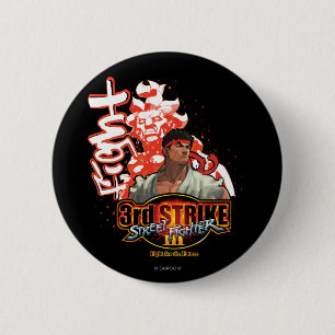 3rd Strike "Fight" 2 Inch Round Button