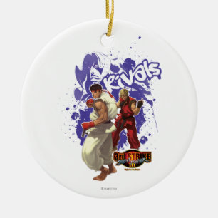 3rd Strike Rivals Ceramic Ornament