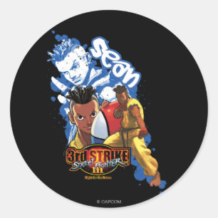 3rd Strike Sean Classic Round Sticker