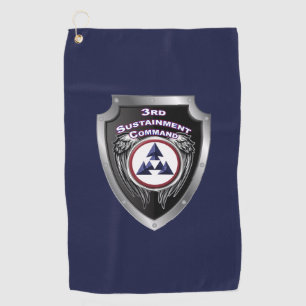 3rd Sustainment Command (Expeditionary) Shield Golf Towel