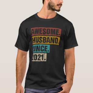 3rd Year Wedding Anniversary Epic Awesome Husband T-Shirt