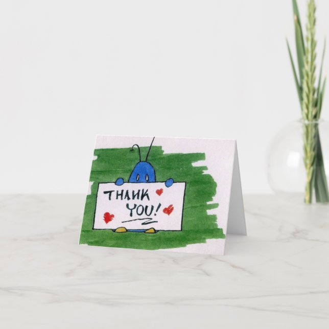 <3thank you<3 thank you card (Front)