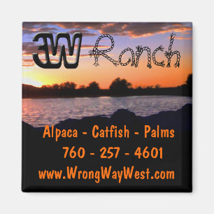 3W Ranch Magnet