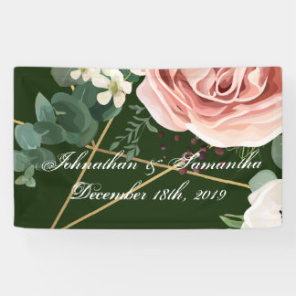 3'x5' Personalized Banner Geometric Garden Hunter
