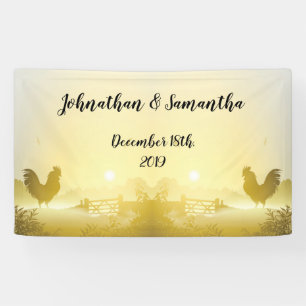 3'x5' Personalized Banner Sunny Morning Farm Count