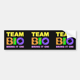 3x Team BIO Bumper Stickers