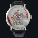 [400] Canada Coat of Arms [3D] Watch<br><div class="desc">Introducing “World Heraldry 3D” collection by Serge Averbukh, showcasing unique heraldry art from all around the world. Here you will find framed and wrapped/stretched canvas prints featuring Canada Coat of Arms. Canada is a North American country consisting of ten provinces and three territories. Located in the northern part of the...</div>