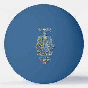 [400] Canadian Passport Cover Ping Pong Ball