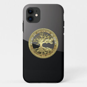 [400] Celtic Tree of Life [Gold] iPhone 11 Case