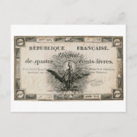 400 Livres French Revolution Assignat Bank Note