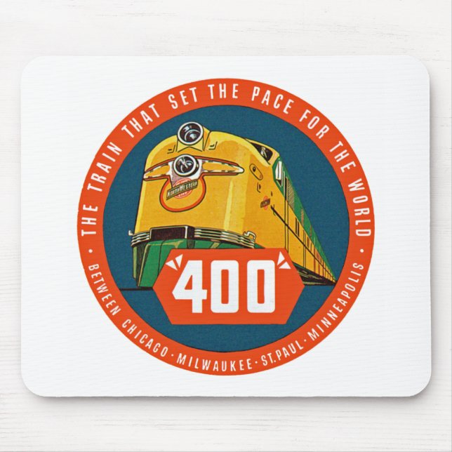 400 ~ "The Train That Sets The Pace" Mouse Pad (Front)