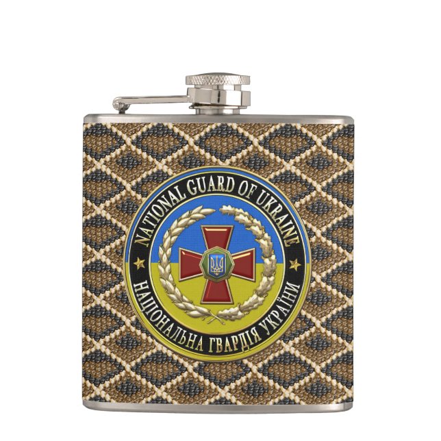 [400] Ukrainian National Guard [Special Edition] Hip Flask (Front)