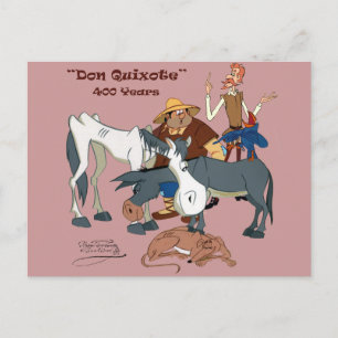 400 Years Don Quixote @QUIXOTEdotTV Postcard