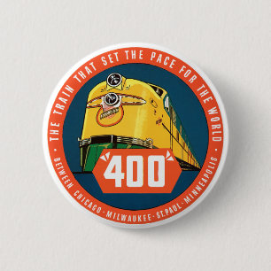 400Train 2 Inch Round Button