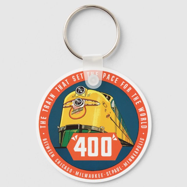 400Train Keychain (Front)