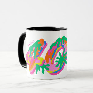 404 Coded Drip Typography PNG Colourful Melting Mug