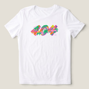 404 Coded Drip Typography PNG Colourful Melting Tri-Blend Shirt