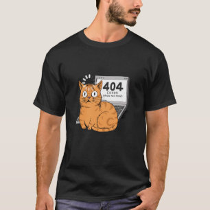 404 Error Brain Not Found Funny Programmer Coder C T-Shirt