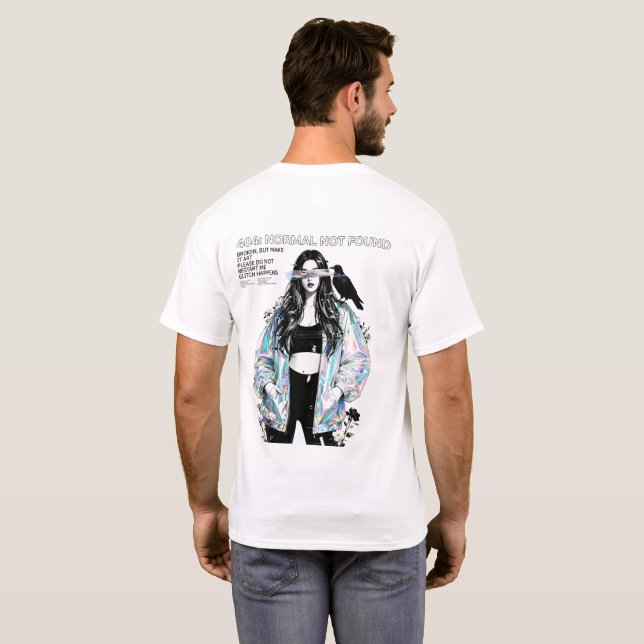 404 – Normal Not Found T-Shirt (Back Full)