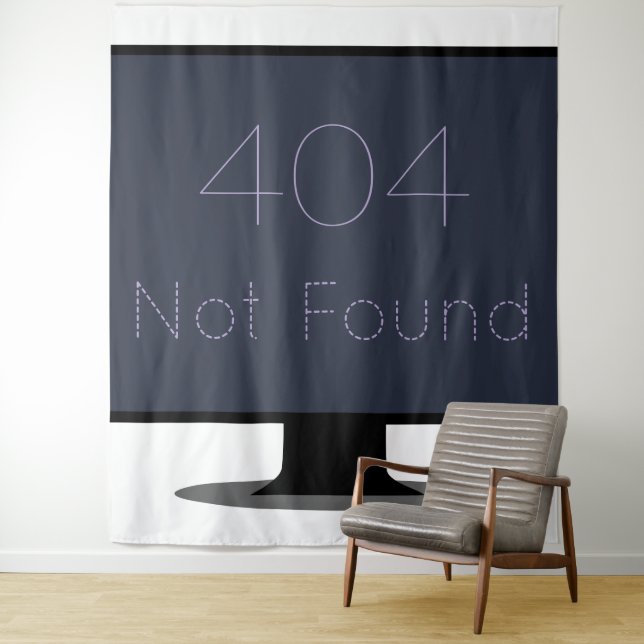 404 Not Found Tapestry (In Situ)