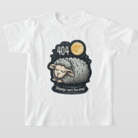 404 Sleep Not Found - Cute Cartoon Sheep