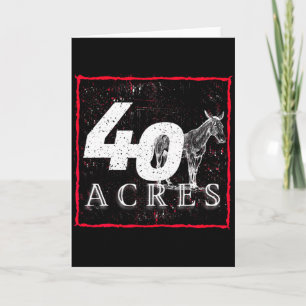 40 Acres And A Mule Black History T Shirt Card