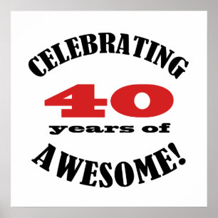 40 and Awesome! Poster
