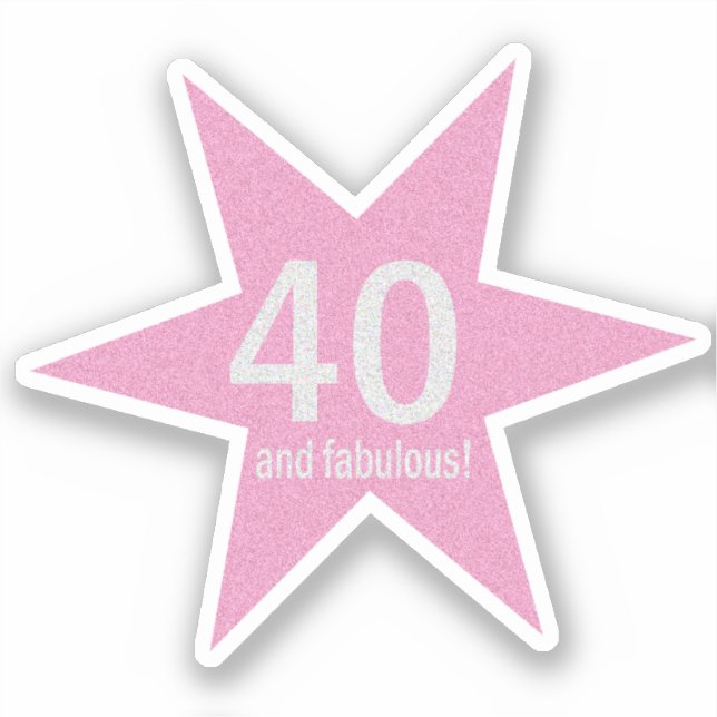 40 and Fabulous Birthday (Front)