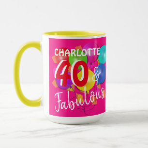40 And Fabulous Fun Birthday Mug